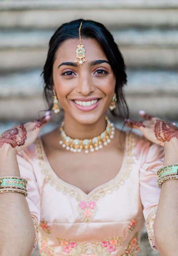maquillage mariée indienne